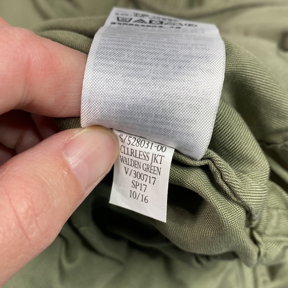 Gap Drapey Drawstring Army Green Lyocell Jacket S… - image 6